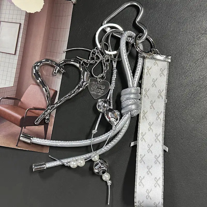 Premium-style bag charm