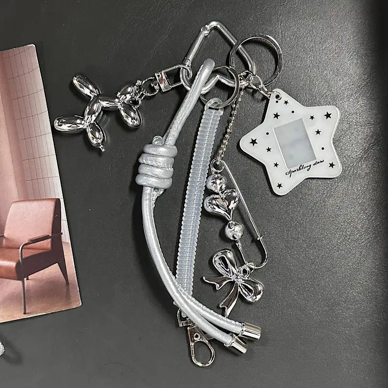 Premium-style bag charm