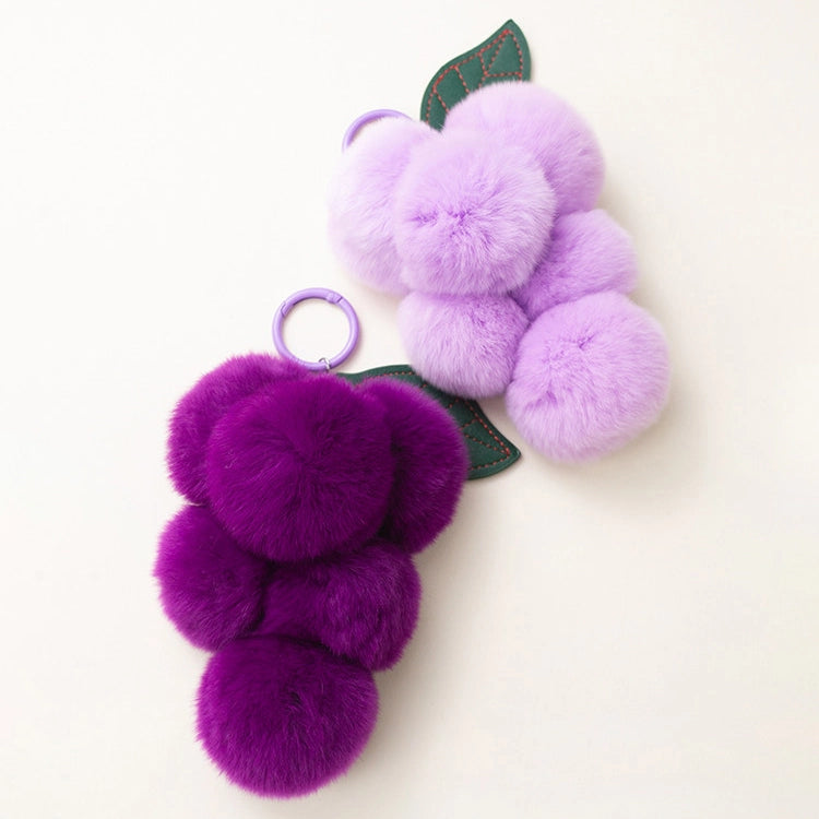 Purple Grape Bag Charm