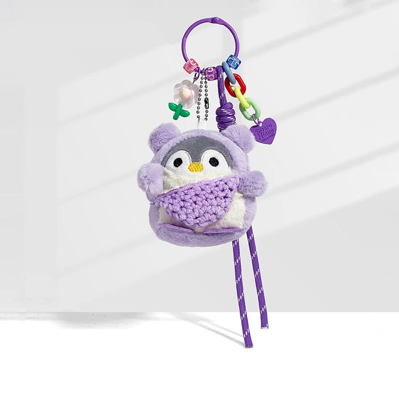 Purple Penguin Bag Charm
