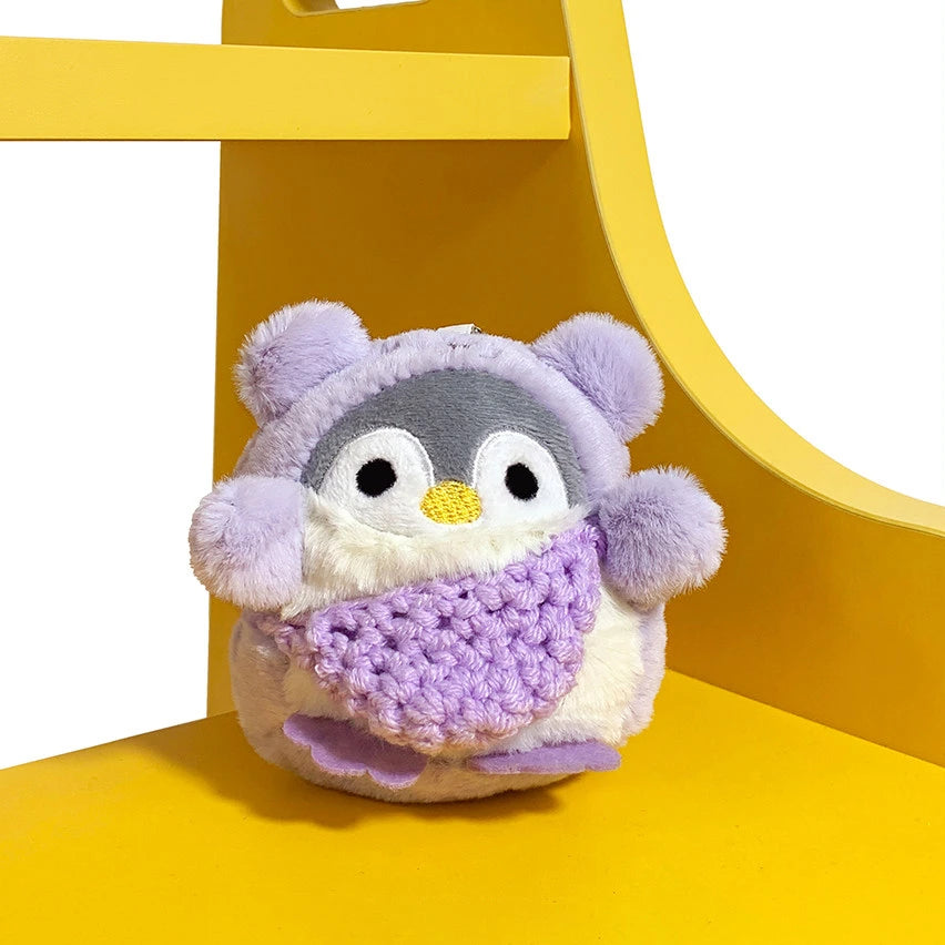 Purple Penguin Bag Charm