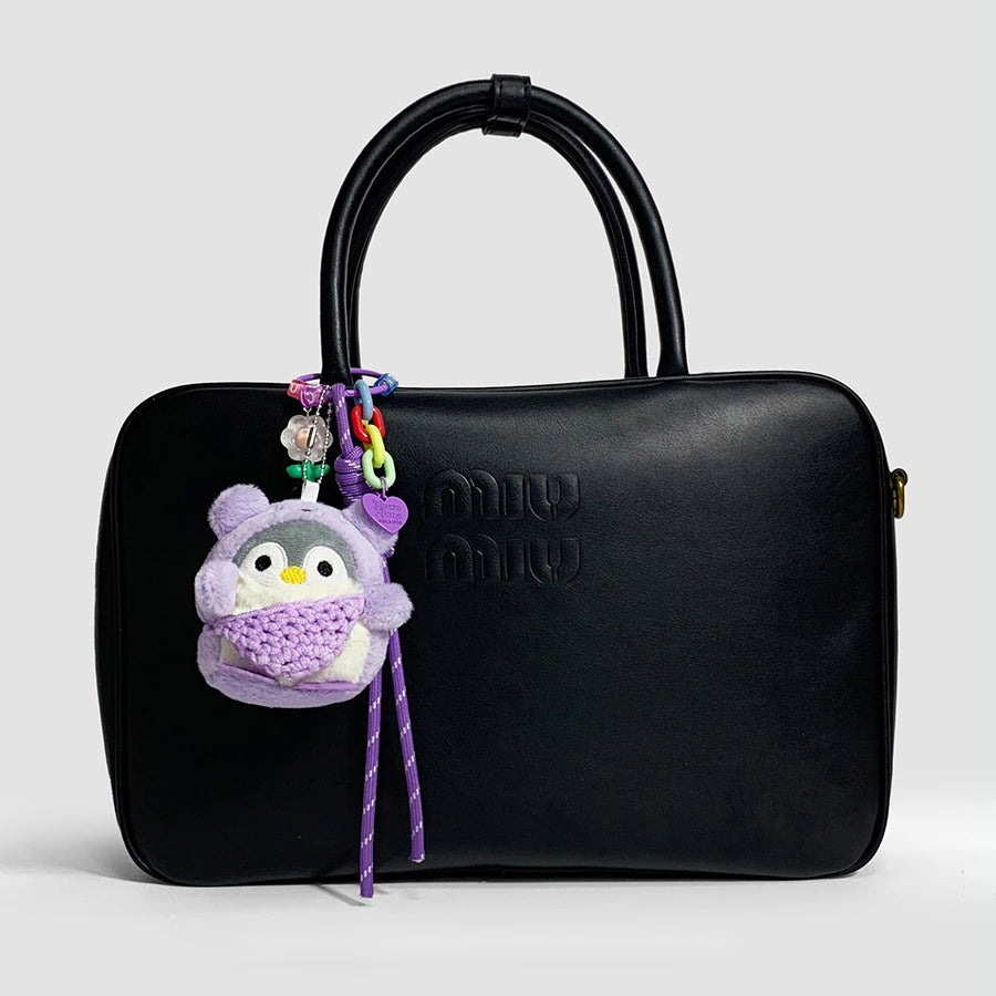 Purple Penguin Bag Charm