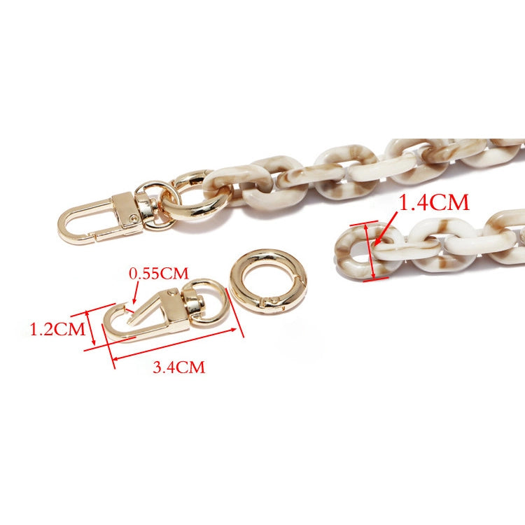 Red Marble Pattern Bag Chain