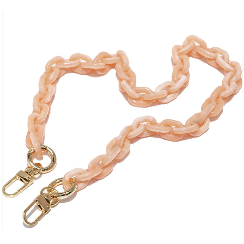Red Marble Pattern Bag Chain
