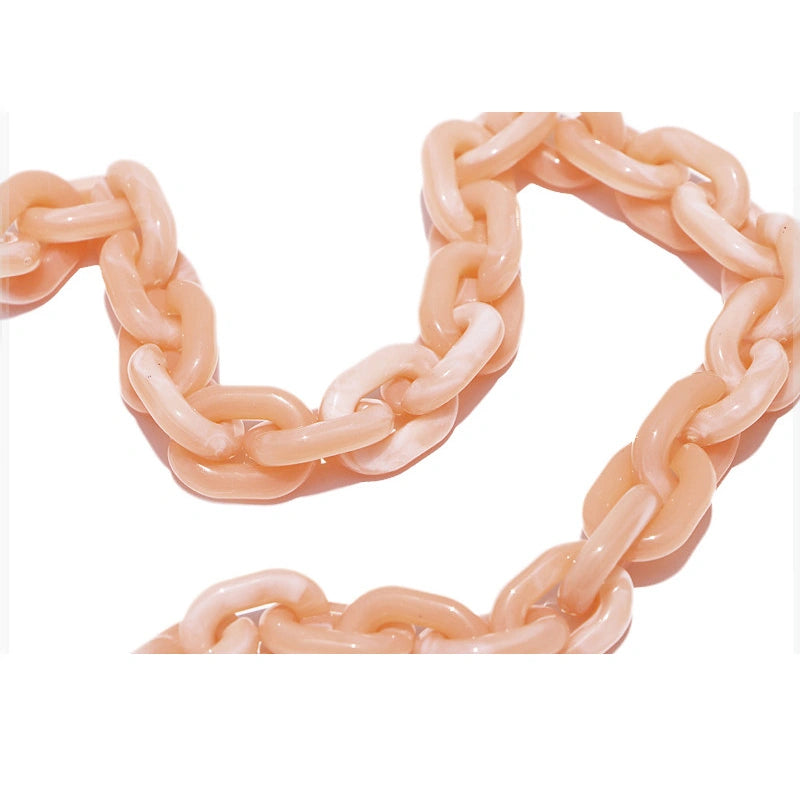 Red Marble Pattern Bag Chain