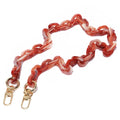 Red Marble Pattern Bag Chain