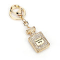 Rhinestone Perfume Bottle Bag Charm