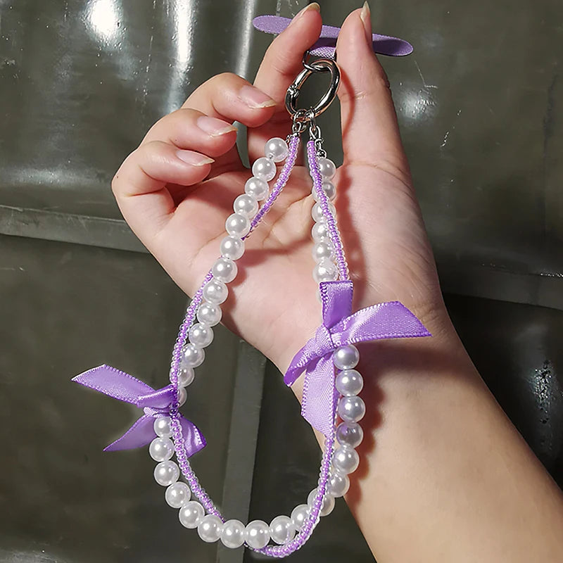 Ribbon Bow Bag Charm