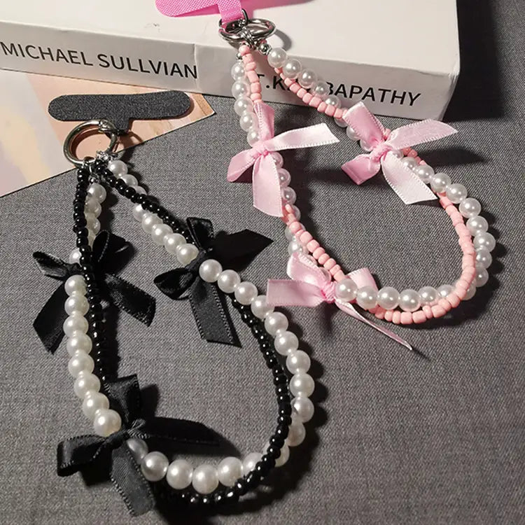 Ribbon Bow Bag Charm