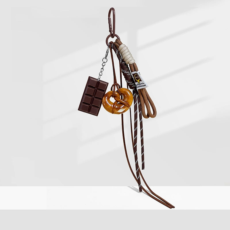 Autumn Winter Pretzel Bag Charm