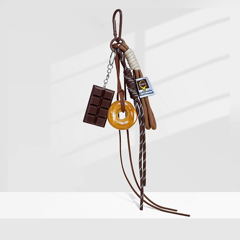 Autumn Winter Pretzel Bag Charm