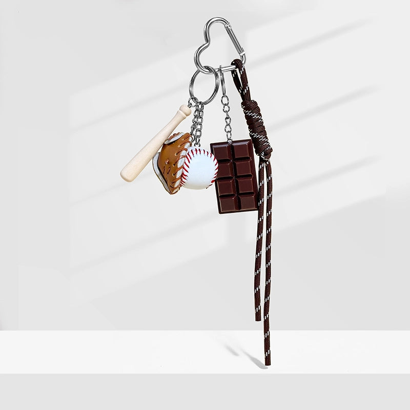 Autumn Winter Pretzel Bag Charm