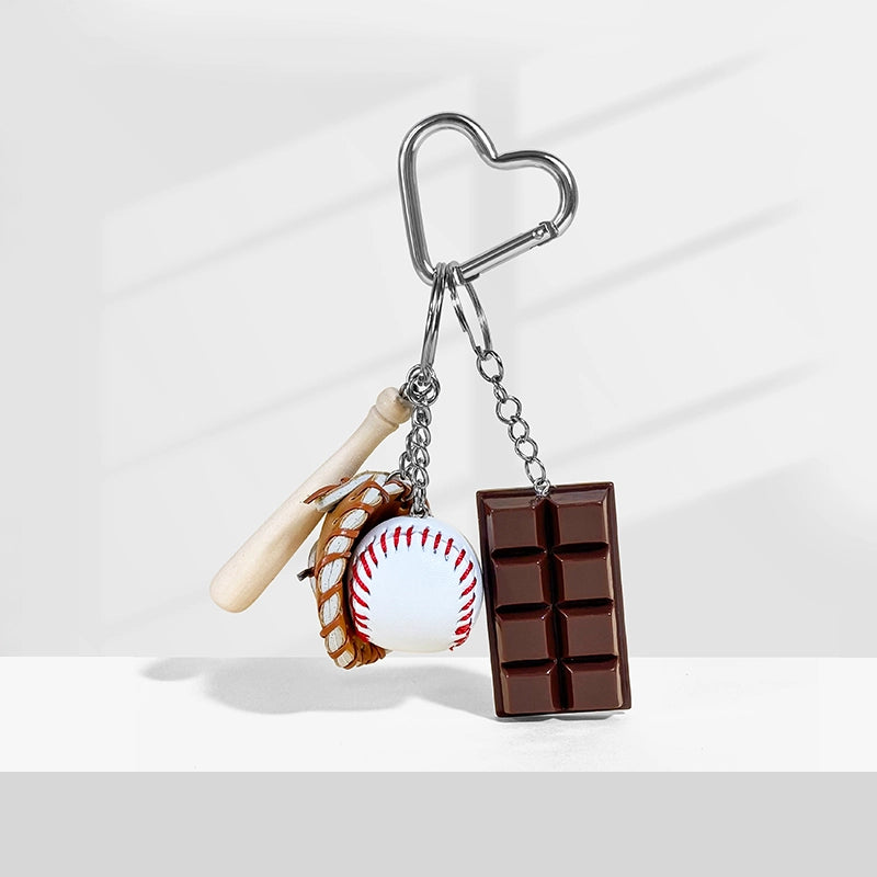 Autumn Winter Pretzel Bag Charm