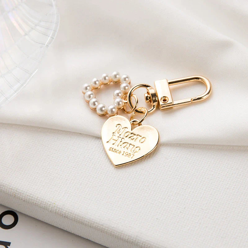 Shell Metal Keychain Bag Charm