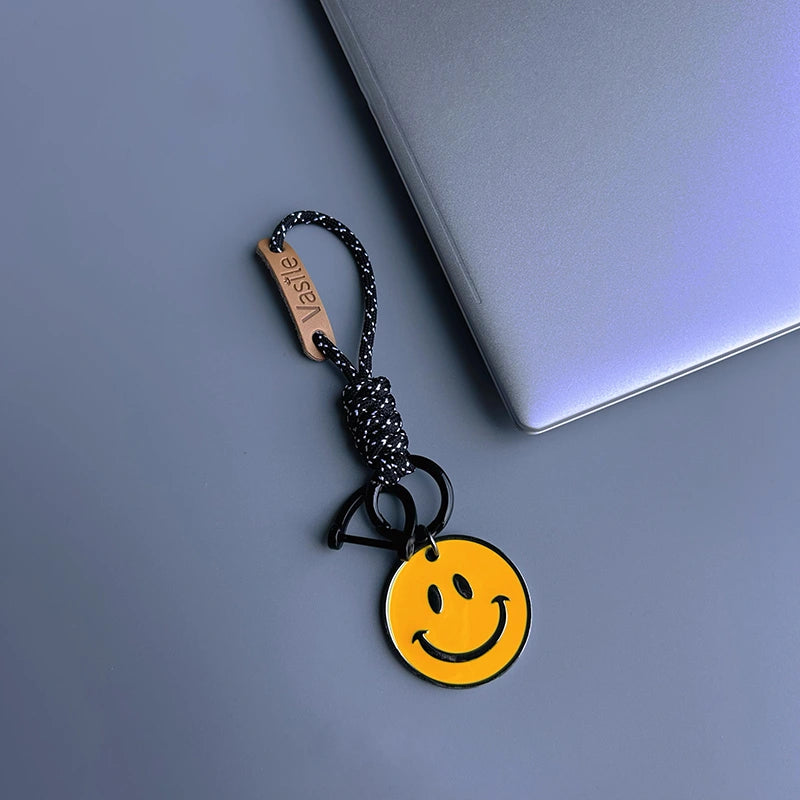 Smiley Face Keychain Bag Charm