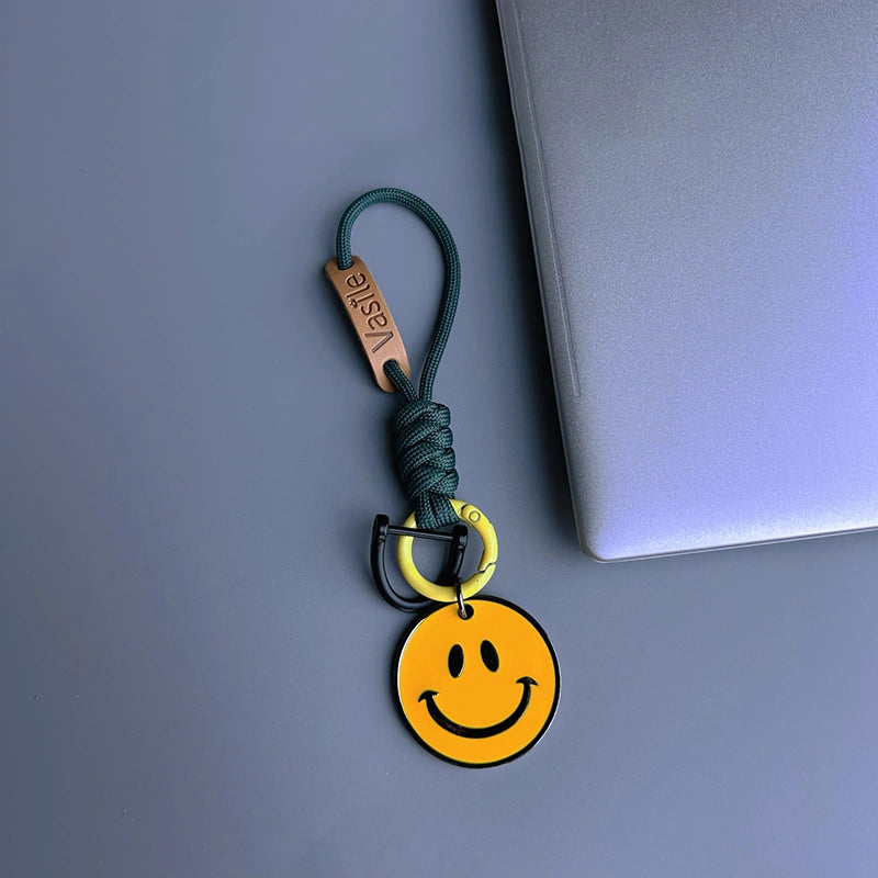 Smiley Face Keychain Bag Charm