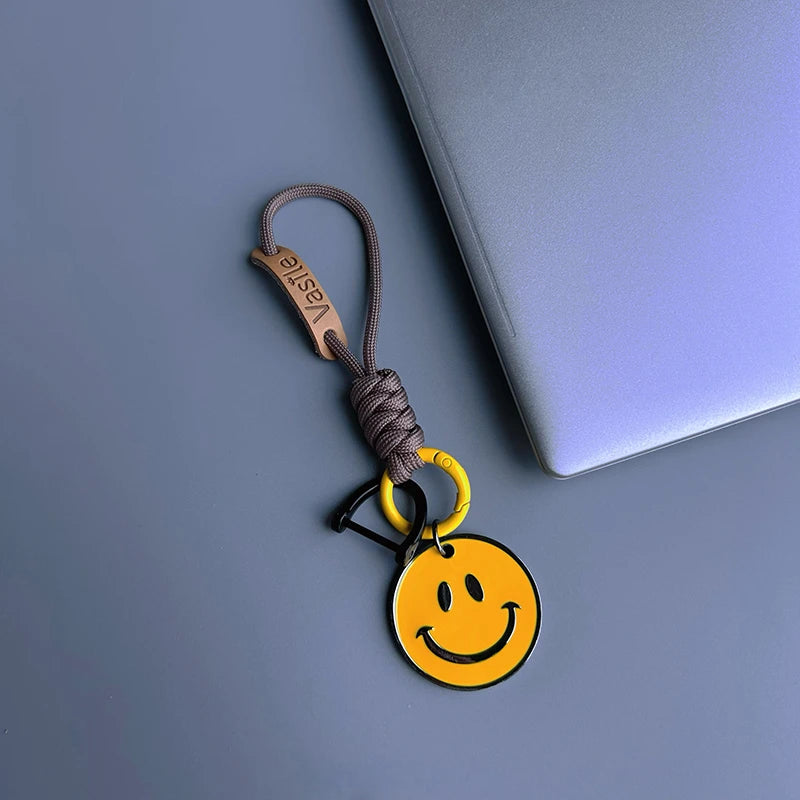 Smiley Face Keychain Bag Charm