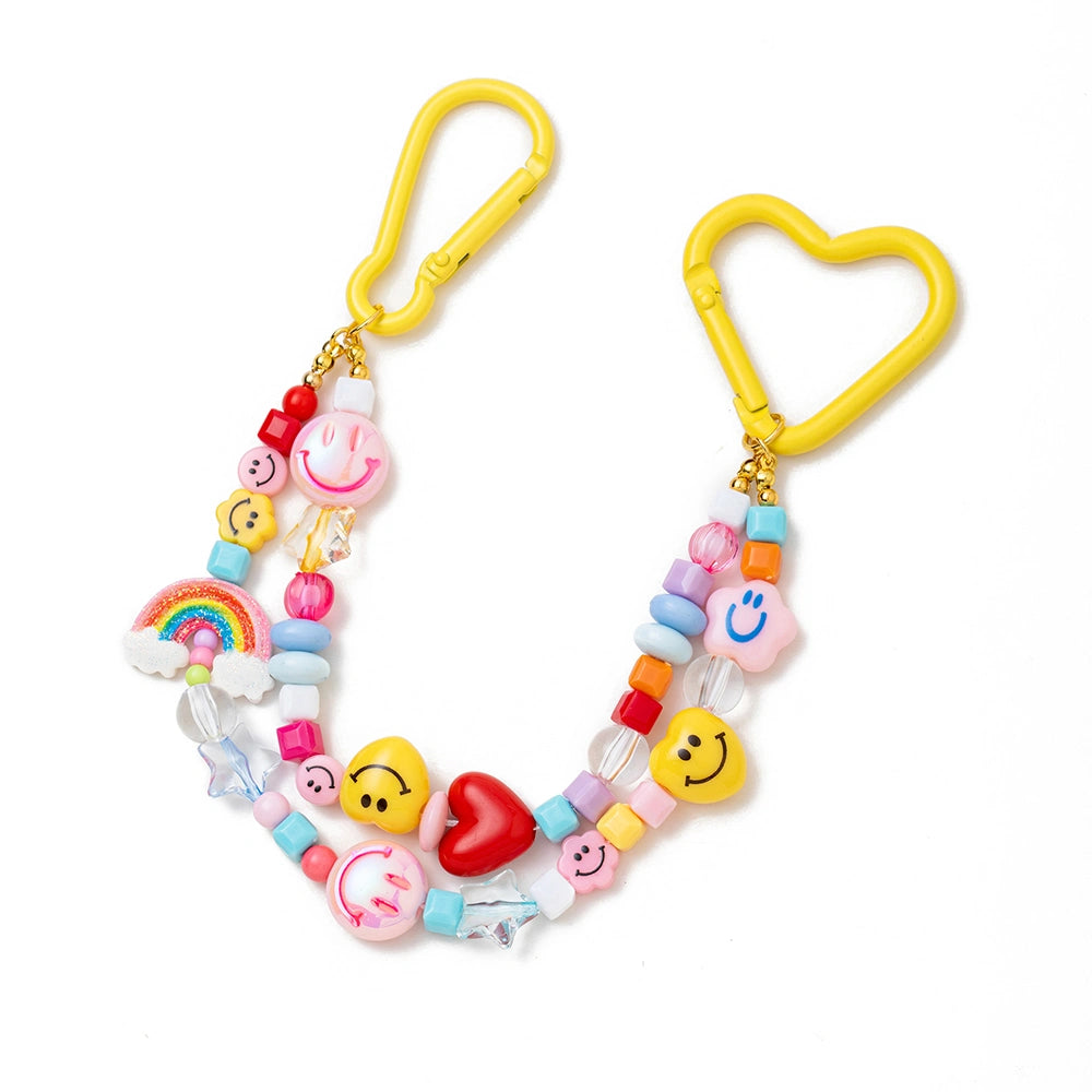 Smiley Heart Bag Charm