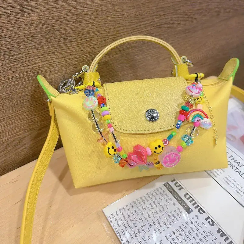 Smiley Heart Bag Charm