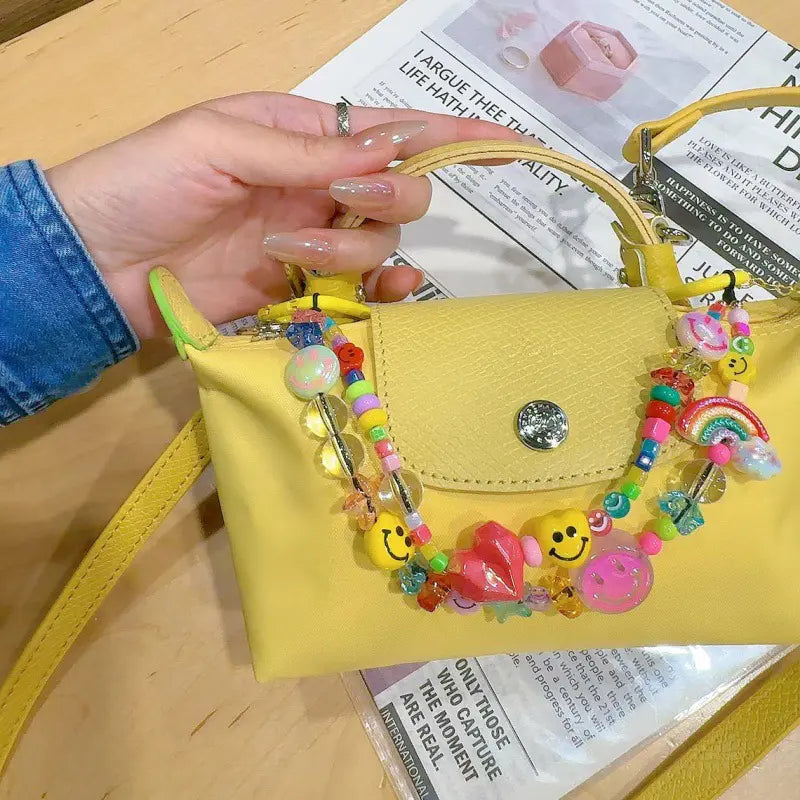 Smiley Heart Bag Charm