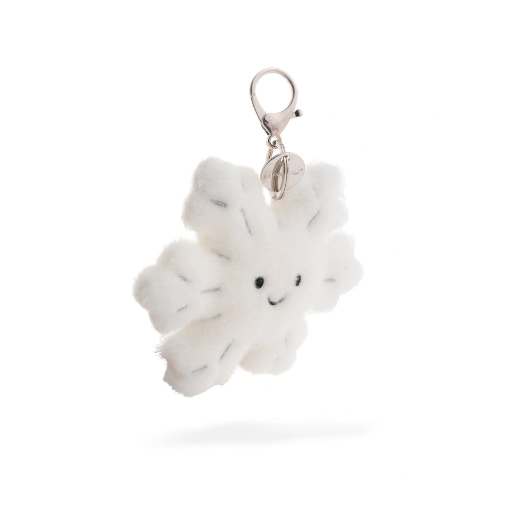 Snowflake Plush Bag Charm