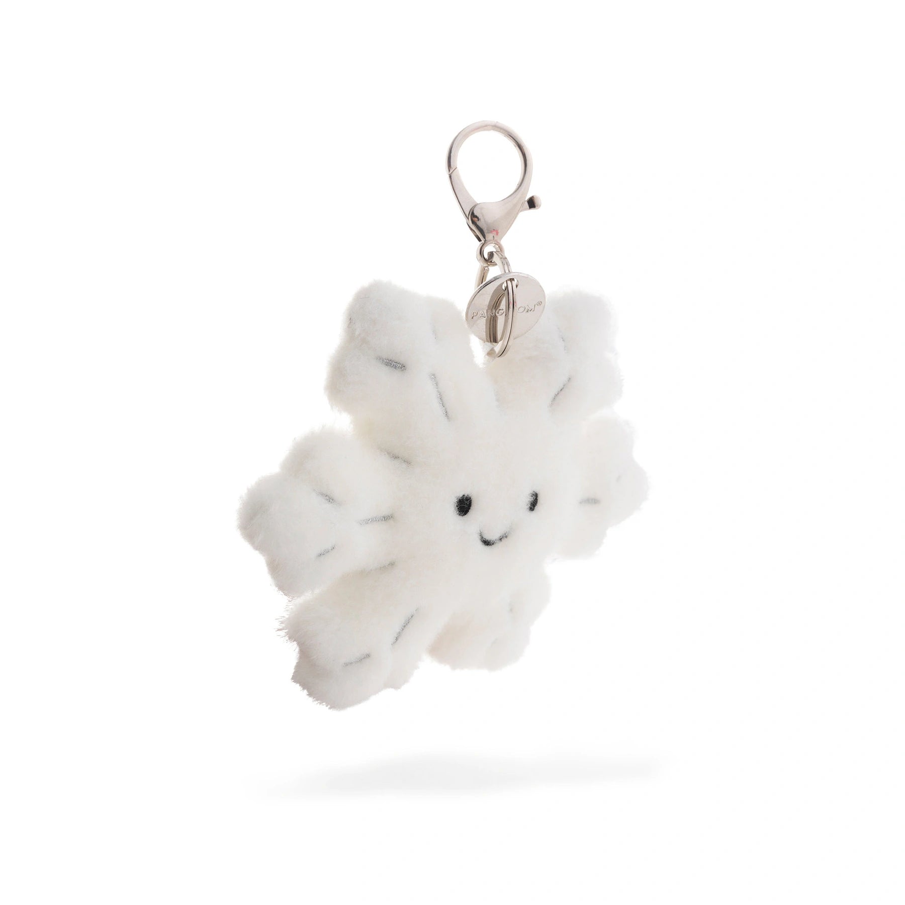 Snowflake Plush Bag Charm