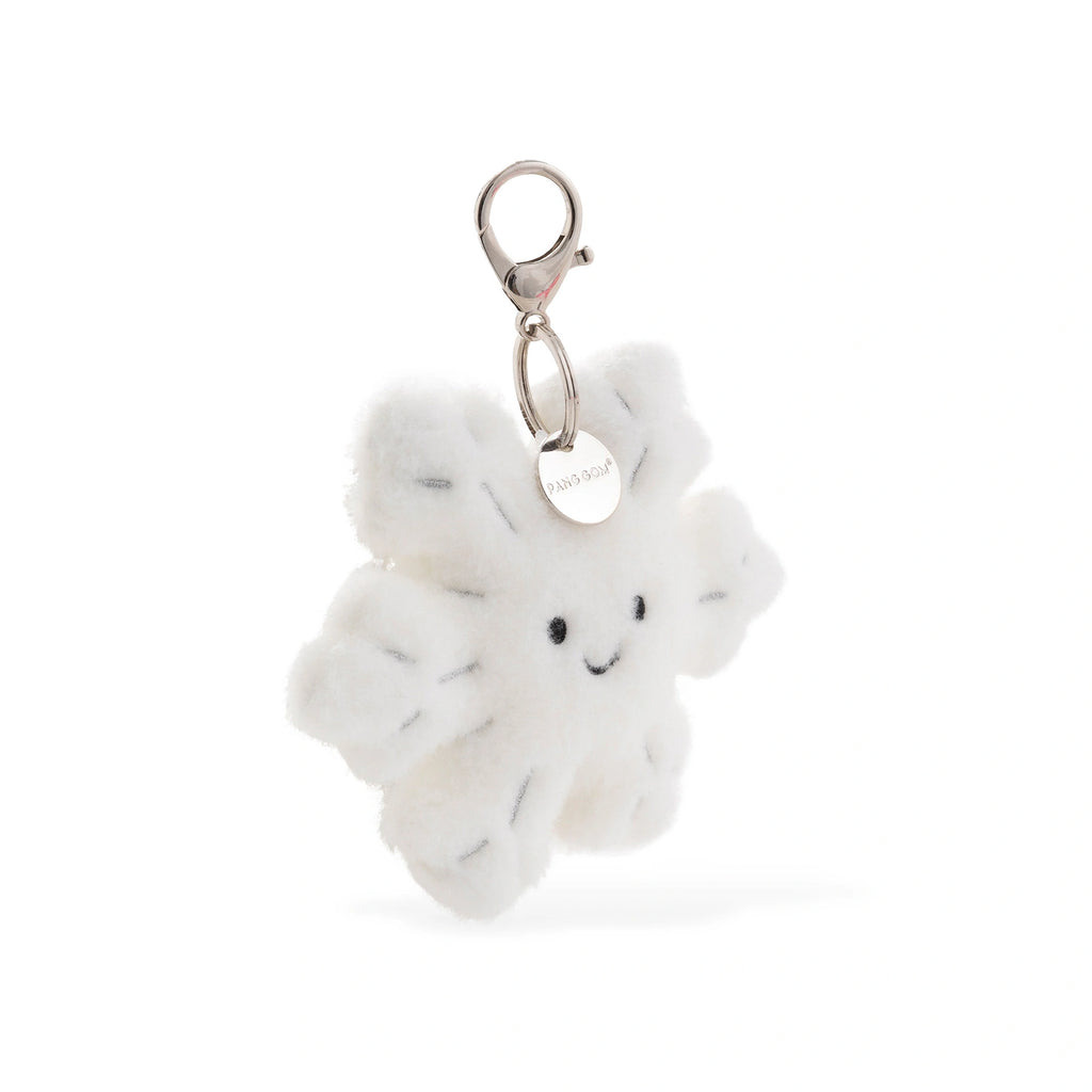 Snowflake Plush Bag Charm