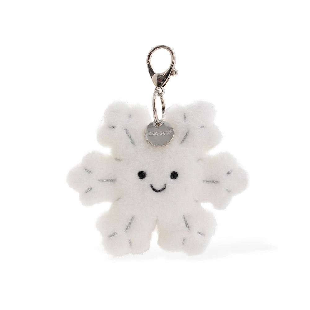 Snowflake Plush Bag Charm
