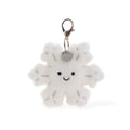 Snowflake Plush Bag Charm