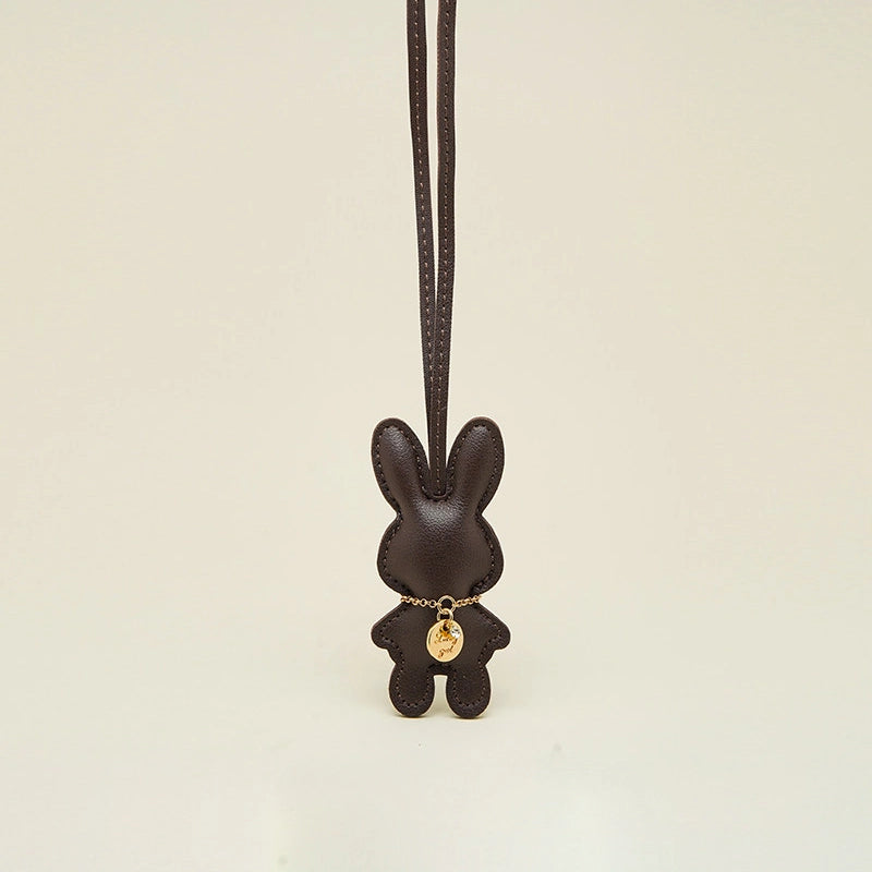 Solid Color Bunny Bag Charm