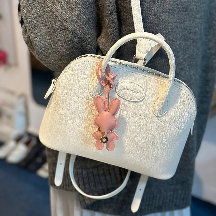 Solid Color Bunny Bag Charm