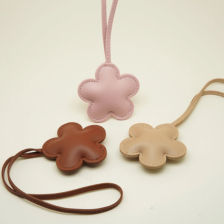 Solid Color Flower Bag Charm