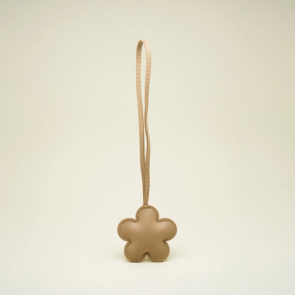 Solid Color Flower Bag Charm