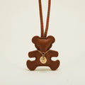 Solid Color Teddy Bear Bag Charm
