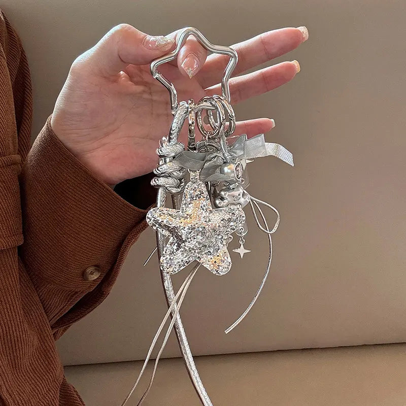 Sparkling Silver Cool Bag Charm