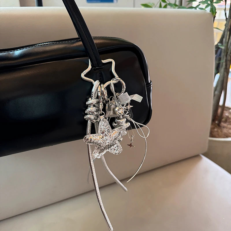 Sparkling Silver Cool Bag Charm