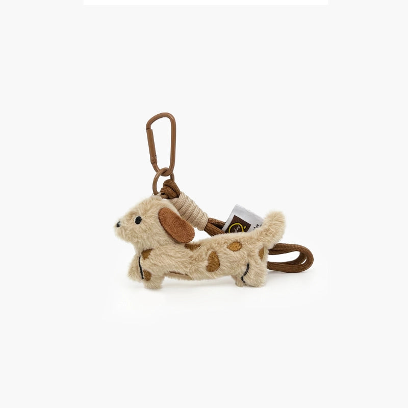 Spotted Dachshund Dog Bag Charm
