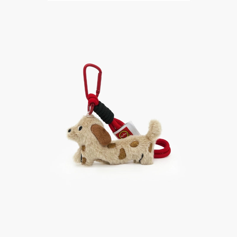 Spotted Dachshund Dog Bag Charm