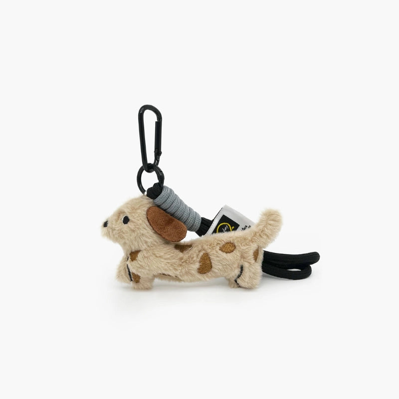 Spotted Dachshund Dog Bag Charm