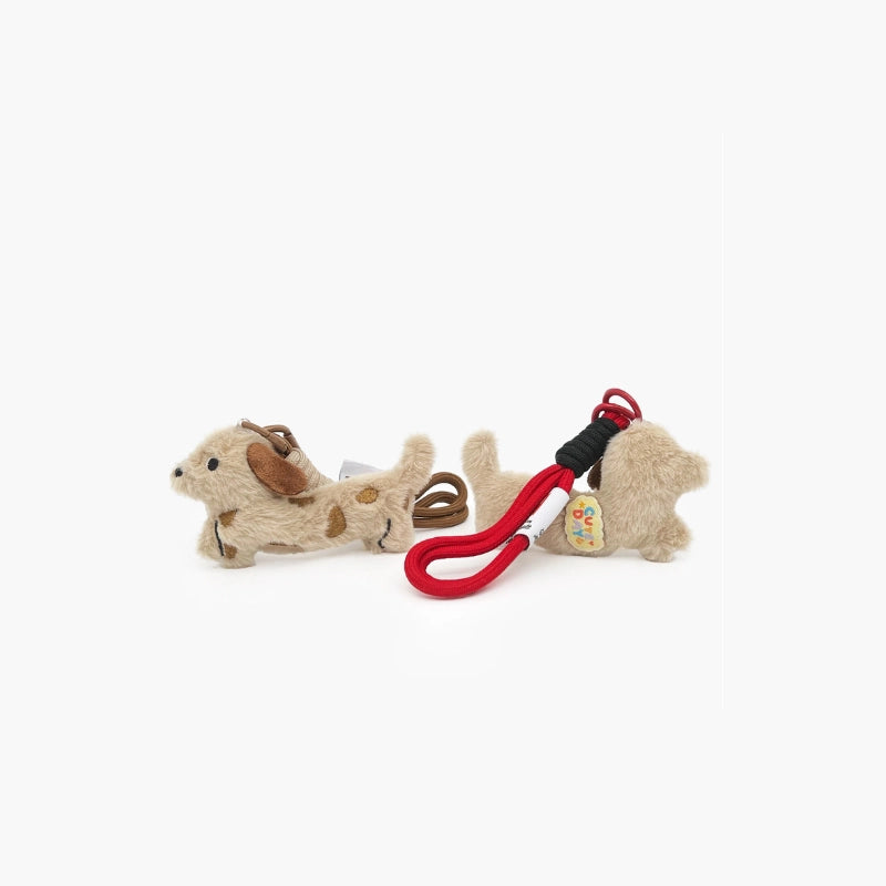 Spotted Dachshund Dog Bag Charm