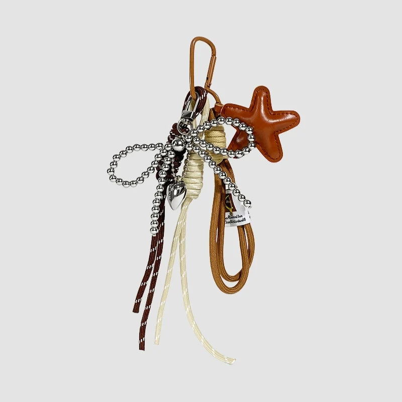 Star Bow Bag Charm