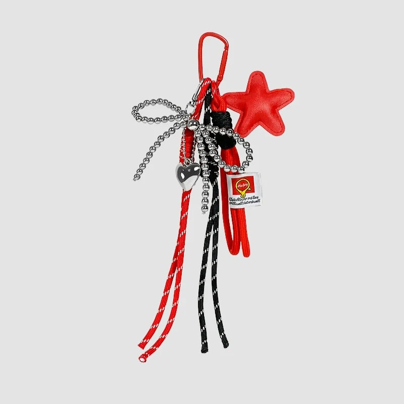 Star Bow Bag Charm