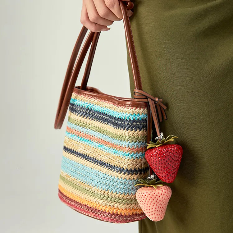 Strawberry Bag Charm