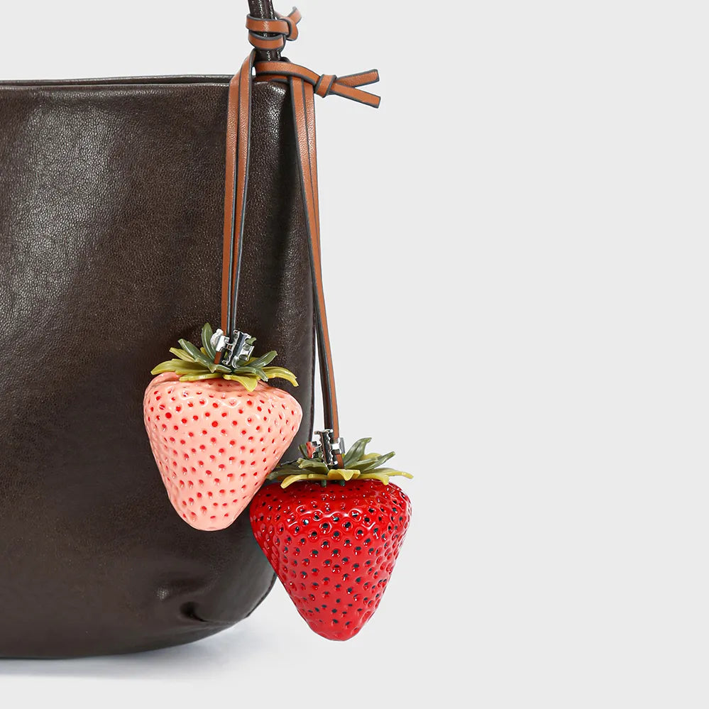 Strawberry Bag Charm