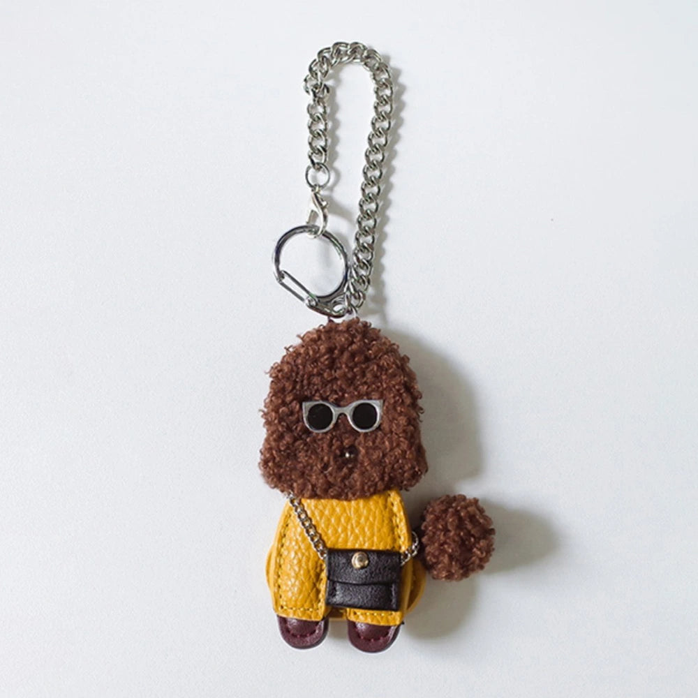 Stylish Poodle Dog Bag Charm