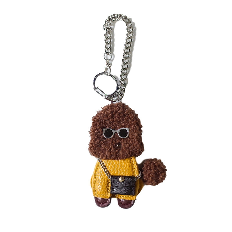 Stylish Poodle Dog Bag Charm