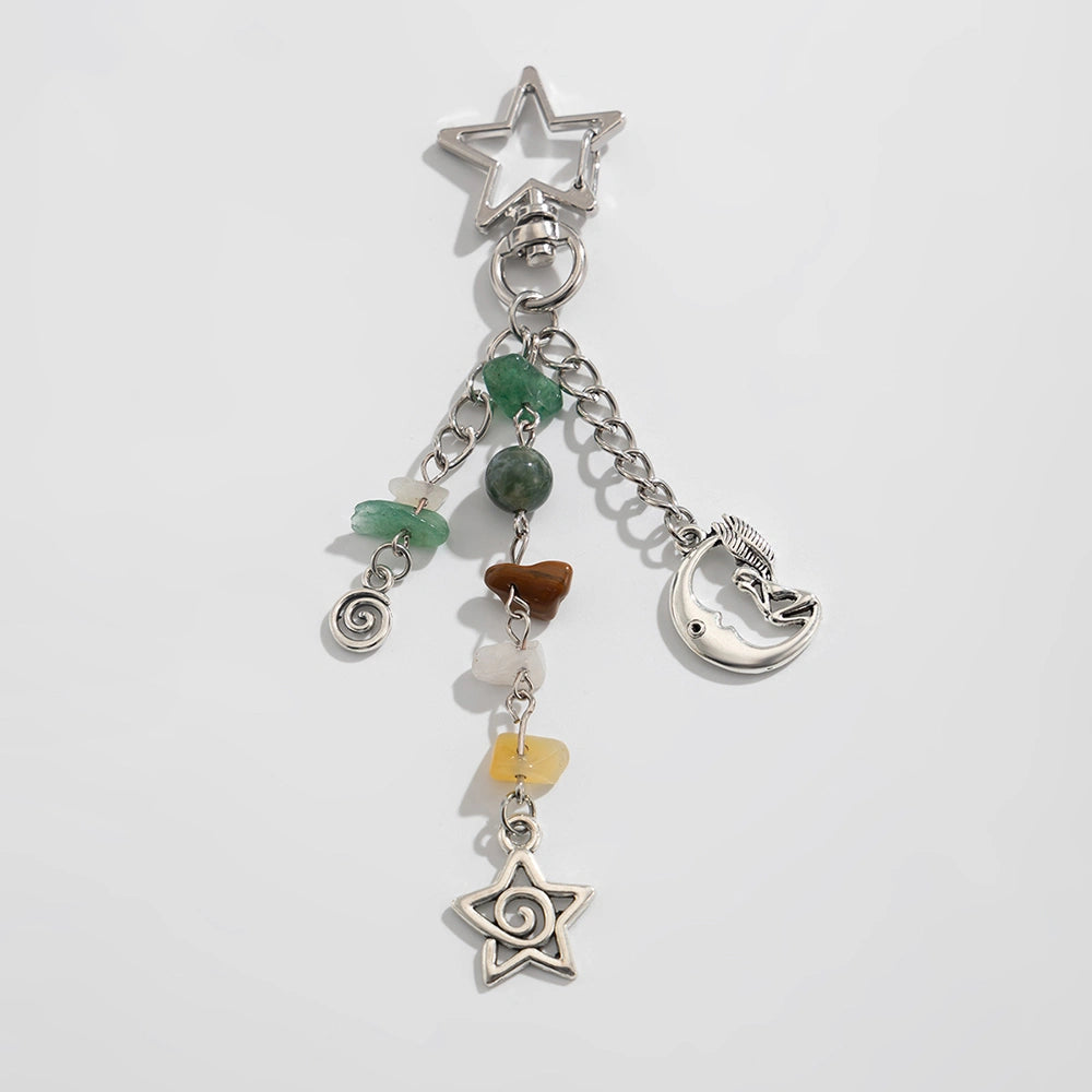 Sun and Moon Keychain