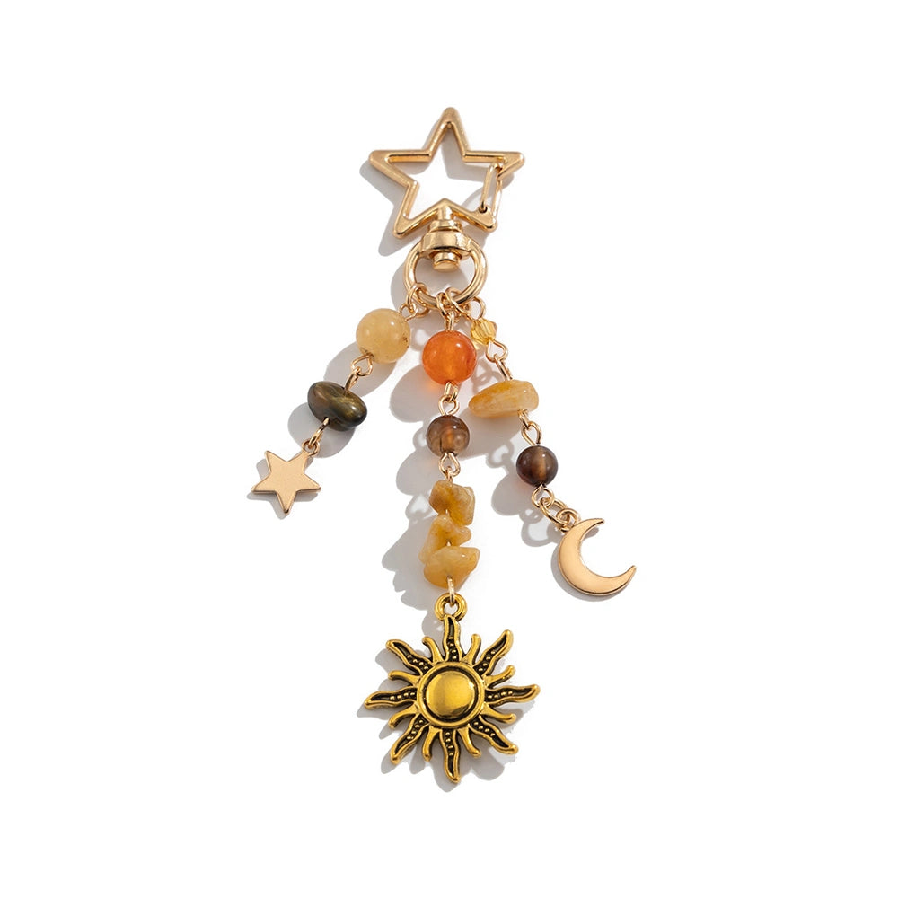 Sun and Moon Keychain