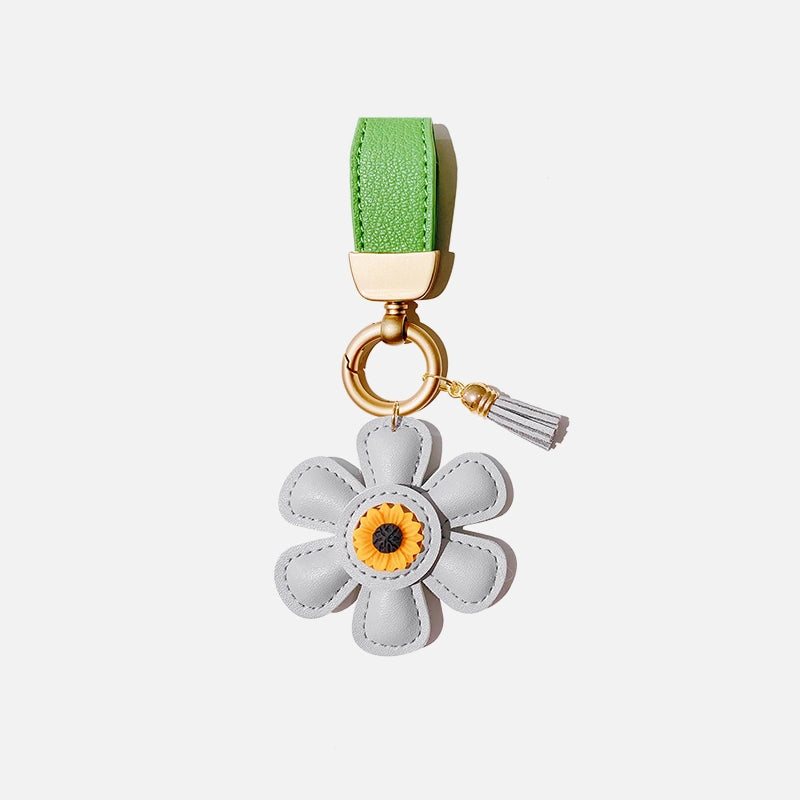 Sunflower Tassel Bag Charm