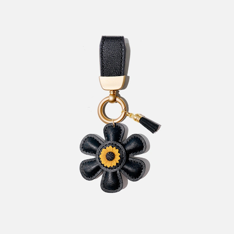 Sunflower Tassel Bag Charm